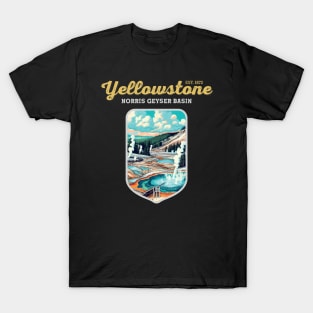 USA - NATIONAL PARK - YELLOWSTONE - Norris Geyser Basin - 1 T-Shirt